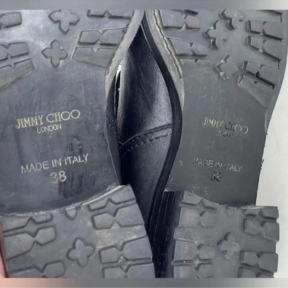 JIMMY CHOO Youth biker ankle boots 38 /7.5 - Picture 8 of 13